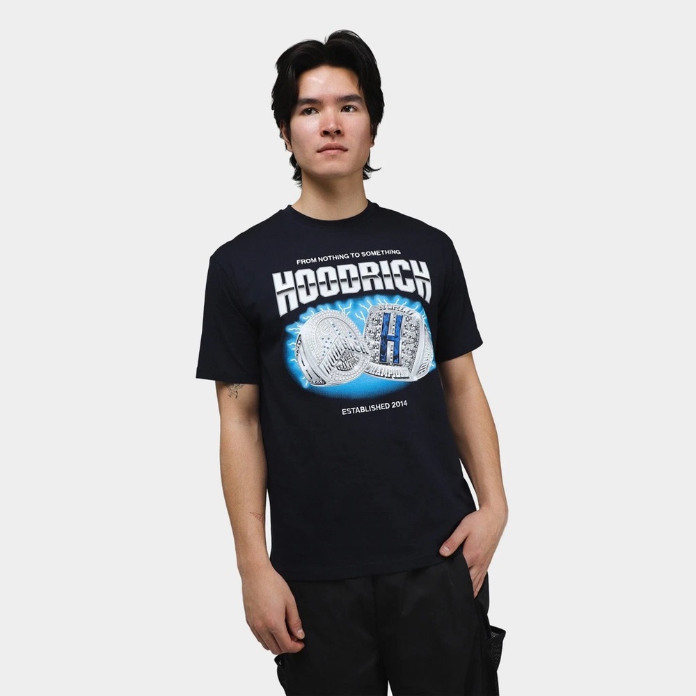 Hoodrich Championship T-shirt Sky Captain / White - Deja Vu Blue